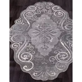 Ковёр прямоугольный Safir, размер 78x150 см, цвет grey/grey