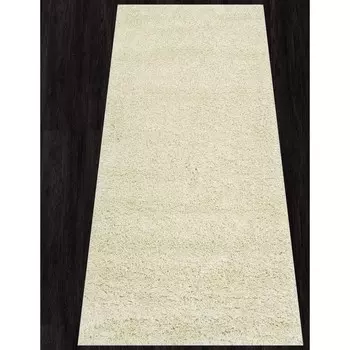 Ковёр прямоугольный Shaggy, размер 100x200 см, цвет cream