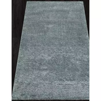 Ковёр прямоугольный Shaggy trend L001, размер 100x200 см, цвет light blue