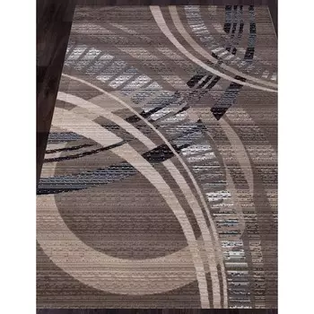 Ковёр прямоугольный Sierra D284, размер 150x400 см, цвет beige-brown 2