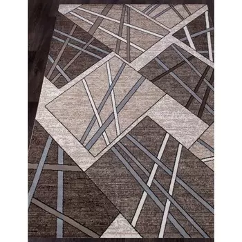 Ковёр прямоугольный Sierra D487, размер 80x150 см, цвет beige-brown 2