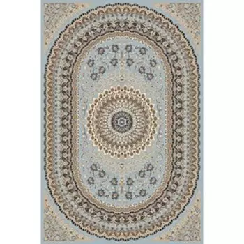 Ковёр прямоугольный Sierra D504, размер 200 х 400 см, цвет blue - brown