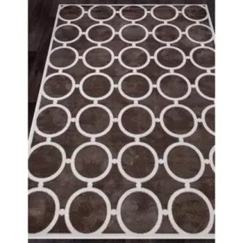 Ковёр прямоугольный Merinos Sierra, размер 80x150 см, цвет brown-cream 2