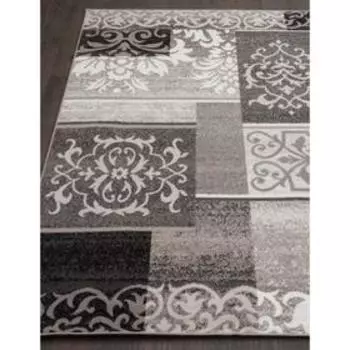 Ковёр прямоугольный Silver d216, размер 250x350 см, цвет gray