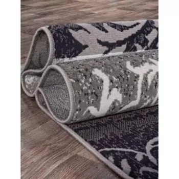 Ковёр прямоугольный Silver d216, размер 80x150 см, цвет gray