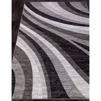 Ковёр прямоугольный Merinos Silver, размер 80x150 см, цвет gray