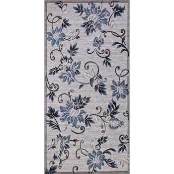 Ковёр прямоугольный Merinos Silver, размер 100x200 см, цвет gray