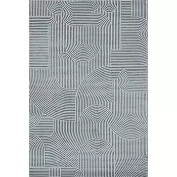 Ковёр прямоугольный Sirocco, размер 80x150 см, дизайн d.grey/grey