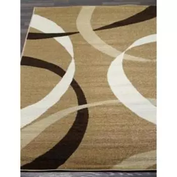 Ковёр прямоугольный Sunrise 2 v801, размер 80x150 см, цвет mustard