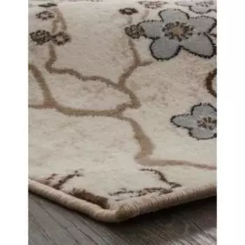Ковёр прямоугольный Merinos Valencia Deluxe, размер 80x150 см, цвет cream-brown