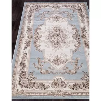 Ковёр прямоугольный Valencia deluxe, размер 150x400 см, цвет l.blue-brown