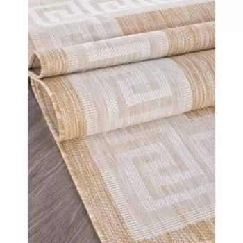 Ковёр прямоугольный Vegas s002, размер 60x110 см, цвет beige