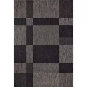 Ковёр прямоугольный Vegas S005, размер 80x150 см, цвет d.gray-black