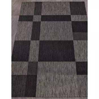 Ковёр прямоугольный Vegas S005, размер 80x150 см, цвет d.gray-black