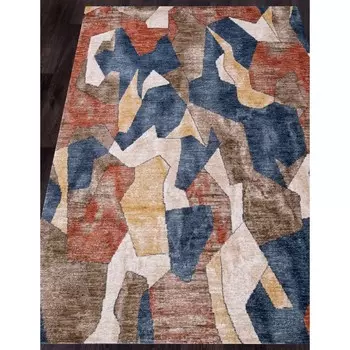 Ковёр прямоугольный Zeus, размер 200x120 см, цвет d.blue/green