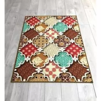 Ковёр «Розетта Дижитал», размер 100х133 см., принт клетка