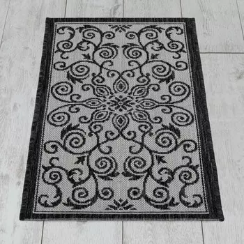 Ковёр Side, размер 50x80 см, цвет silver/smoke