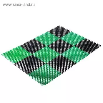 Ковёр трава, цвет чёрно-зелёный