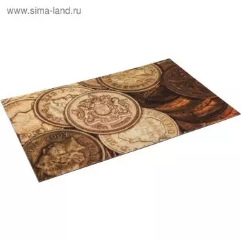 Ковёр влаговпитывающий Samba «Монеты»