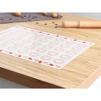 Коврик для выпечки армированный Доляна «Макарун», силикон, 4030 см