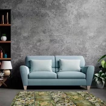 Коврик Bacchetta Gobelin Multidesign verde, 65 см, рулон 20 п.м, цвет зеленый