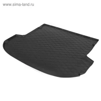 Коврик багажника RIVAL, Hyundai Santa Fe 2018-2021, 5 мест, 12306006
