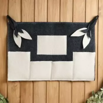 Коврик банный настенный, войлок, 5 кармана 60х40 см