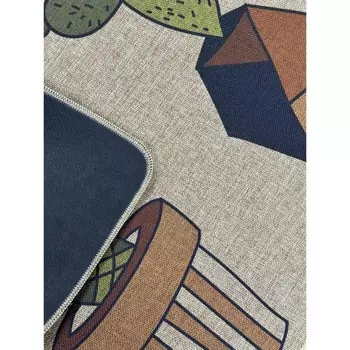 Коврик батистовый, 45х75 см, рисунок Кактусы