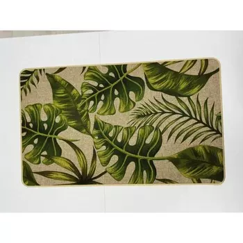 Коврик батистовый, 45х75 см, рисунок Папоротник