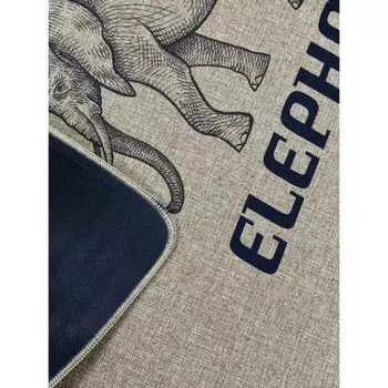 Коврик батистовый, 45х75 см, рисунок Слон