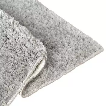 Коврик Biba, размер 50х80 см, цвет серебро