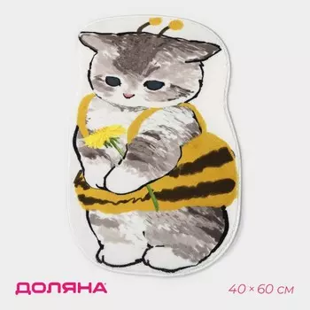 Коврик для дома Доляна «Крошка Киса», 4060 см