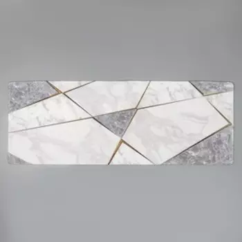 Коврик для ванной и туалета Доляна «Мрамор», 45120 см