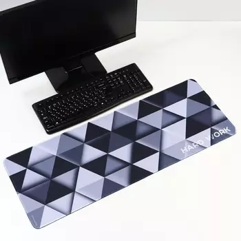 Коврик для компьютерной мыши "Hard work", 30 х 80 см