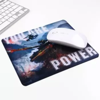 Коврик для компьютерной мыши ""Power, 22 х 18 см