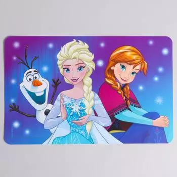 Коврик для лепки, формат А4 "Анна и Эльза", Холодное сердце