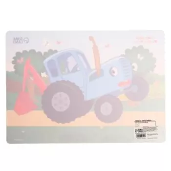 Коврик для лепки Синий трактор , формат А4