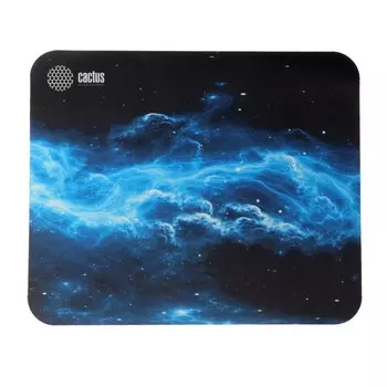 Коврик для мыши Cactus Space Clouds, 300х250х2 мм, черный