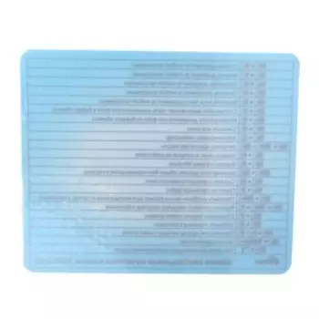 Коврик для мыши Ritmix MPD-020, 220x180x1 мм, "Hot keys"