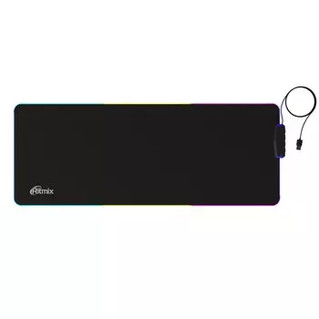 Коврик для мыши RITMIX MPD-480, игровой, 800х300х3 мм, подсветка, чёрный