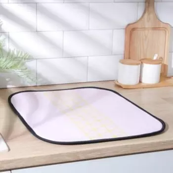 Коврик для сушки посуды Доляна «Розовое золото», 5040 см