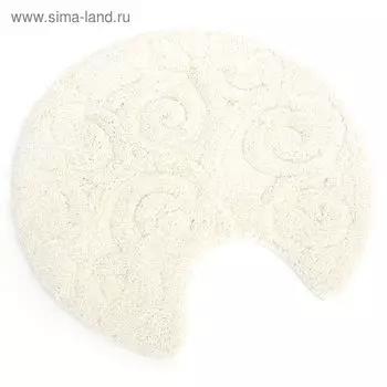 Коврик для туалета диаметр 60 cм Numkesh Beige