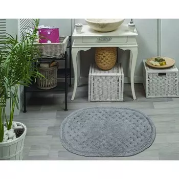 Коврик для ванной Debora, 60х100 см, цвет темно-фиолетовый