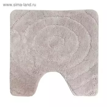 Коврик для ванной «Джулия», 55 х 55 см, цвет розовый