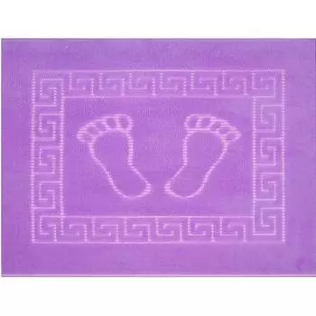 Коврик для ванной FOOT, размер 50 х 70 см, полипропилен, сиреневый