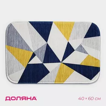 Коврик для ванной и туалета «Доляна. Розмари», 4060 см