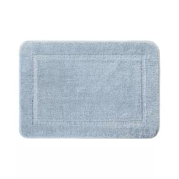 Коврик для ванной IDDIS, 65х45 см, микрофибра, цвет голубой