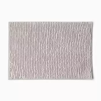 Коврик для ванной «Этель. Букли», 3858 см, серый