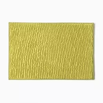 Коврик для ванной «Этель. Букли», 3858 см, зелёный