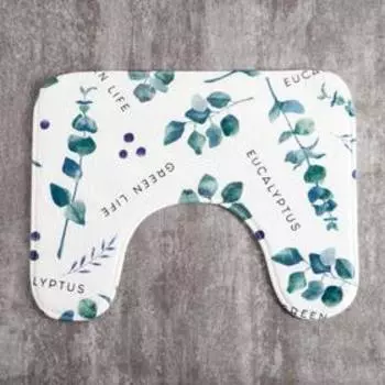 Коврик для ванной «Этель. Эвкалипт», 5040 см, велюр